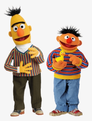 Sesame Street Bert And Ernie With Duck - Ernie Bert And Ernie #1762980
