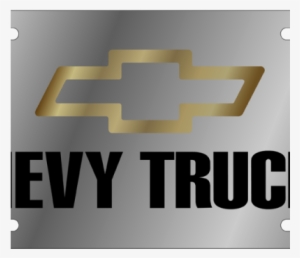 Chevy Trucks Stainless Steel License Plate - Cross #1763108