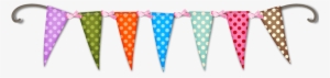 Streamers Clip Art Clipart Party Banner Clipart - Polka Dot Frame Png #1763726
