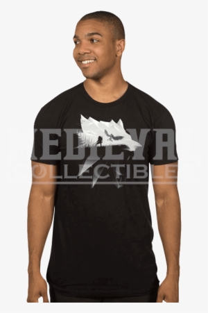 Witcher 3 Wolf Silhouette Mens T Shirt - Ginger Ninja Trickster T Shirt #1764229