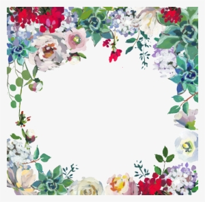 Hand Painted Decorative Background Flower Wall Png - September 2018 Wallpaper Calendar #1764920