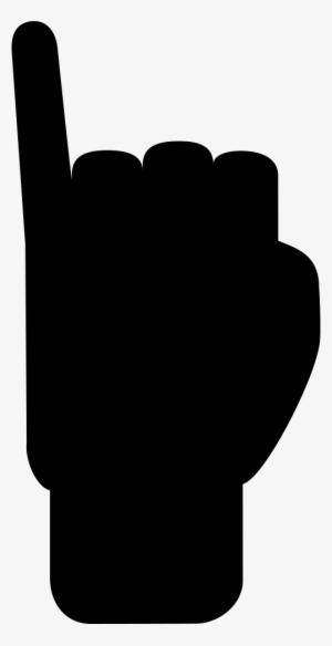 Little Finger Up Of Hand Silhouette Comments - Hand #1765000