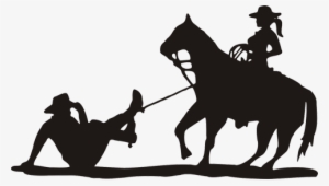 Cowgirl Laçando Cowboy #1765657