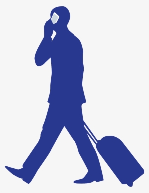 Silhouette Of Businesswoman In Front Of World Map - Businessman Clipart #1765662