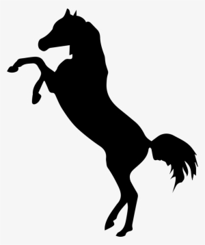 Cowboy Svg Horse Png - Caballo Parado En Dos Patas #1766078