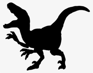 Velociraptor Silhouette Png - Jurassic World Dinosaur Action Figure #1766079