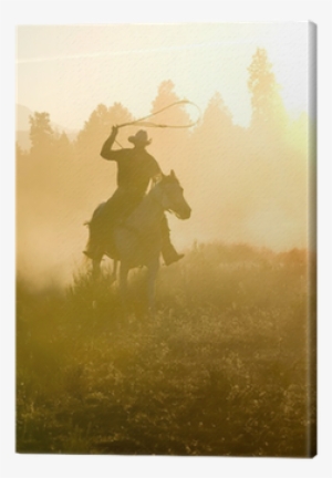 Cowboy Silhouette Galloping And Roping Through The - Copland Conducts Copland - Regis: Rrc1404 #1766180