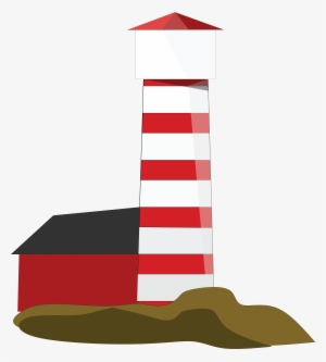 Free Clipart Of A Lighthouse - Clip Art #1766455