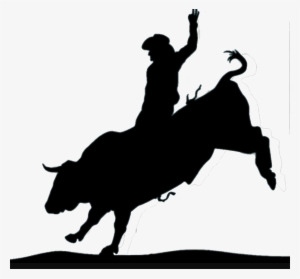 Bull Riding Silhouette At Getdrawings - Bull Riding Clip Art #1766457