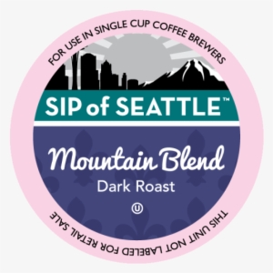 Sip Of Seattle Mountain Blend Coffee - Label #1767405
