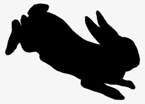 Rabbit Silhouette By Anitess On Clipart Library - Jumping Rabbit Silhouette #1767527