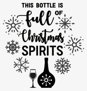 Raise A Toast To Christmas Cheer With This Free Svg - Christmas Spirits #1767774