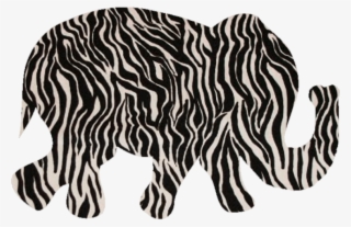 Elephants Silhouettes - Black And White Pattern #1767865