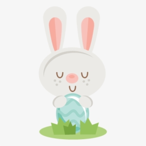 Easter Bunny Svg Cut Files Svg Scrapbook Cut File Cute - Scalable Vector Graphics #1767936