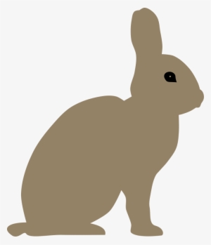 Free Bunny Elders Free Rabbit Silhouette Free Rabbit - Grey Bunny Rabbit Clipart Transparent #1768217