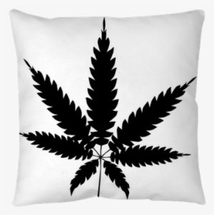 Pink Cannabis Leaf Throw Blanket #1768456