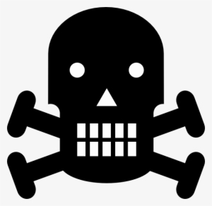 Skull Silhouette Clip Art - Danger Png #1769692