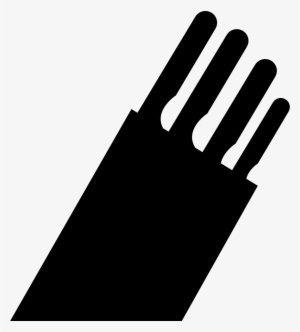 Knives Set Silhouette Comments - Kitchen #1770502