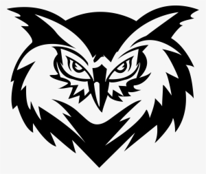 Owl Silhouette Png - Owl Head Vector Png #1770625