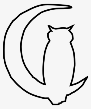 Owl Moon 2 Svg Clip Arts 498 X 596 Px #1770803
