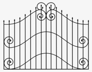 Cemetery Iron Gate - Gate Clip Art #1770868