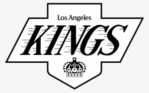 Los Angeles Kings Logo Black And White - Logo Los Angeles Kings #1772174
