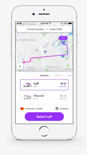 Lyft Has Also Made It Easier To Compare Prices Of Its - Lyft Shared Ride #1772603