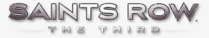 Saints Row 3 Logo - Saints Row The Third Png #1773245