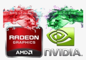Amd Radeon Vs Nvidia Gpu Logo - Nvidia And Amd #1775801