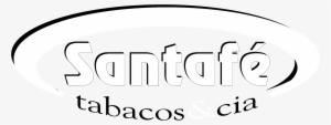 Santafe Tabacos & Cia Logo Black And White - Calligraphy #1779086