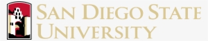 Logo Horz Color Gold Text - San Diego State University Fowler College Of Business #1781578