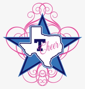 Rockwall Texans Cheerleading Logo Pink-min - Rockwall Texans #1782756