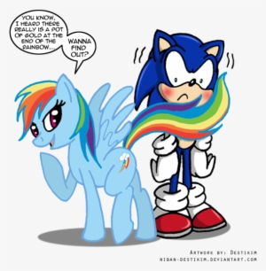 Sonic Team By Niban Destikim-d4dw2nw - Rainbow Dash And Sonic #1783805