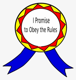 Obey Cliparts - Promise To Obey The Rules #1785300