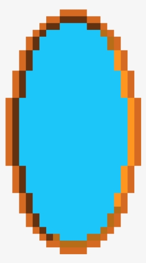 Orange Portal - Portal Pixel Art Png #1785609