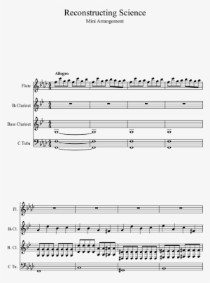 Reconstructing Science Sheet Music 1 Of 3 Pages - Reconstructing More Science Sheet Music #1785732