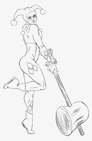 Harley Quinn Coloring Pages - Harley Quinn Color Sheet #1786418