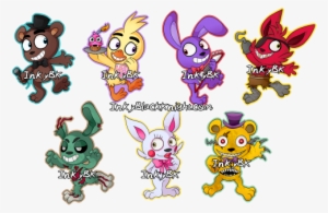 Five Nights At Freddy's Stickers, Coming In Time For - Cartoon #1786667