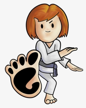 Gnome Karate Girl By Pookstar 253 Kb - Two Girl Cartoon Png Karate #1787321