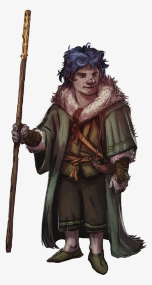 A Gnome's Clothing, Though Usually Made In Modest Earth - Gnome Monk D&d #1787486