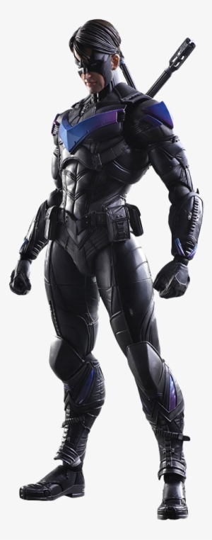 Nightwing Png Background Image - Batman Arkham Knight: Nightwing Play Arts Kai Action #1788968
