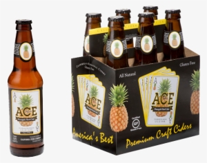 8in 72dpi Six Pack Pineapple - Ace Pineapple Hard Cider - 12 Fl Oz Bottle #1789012