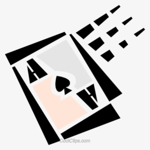 Ace Of Spades Royalty Free Vector Clip Art Illustration - Graphic Design #1789129