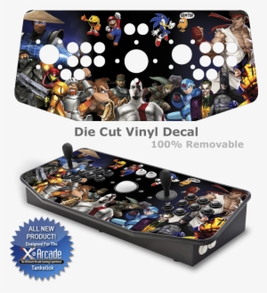 Game Characters X-arcade Tankstick Graphic Overlay - X Arcade Tankstick Overlay #1789237