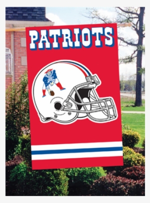 New England Patriots Throwback Applique Banner Flag - Atlanta Hawks Nba Applique Banner Flag (44x28) #1789582
