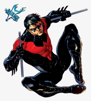 Nightwing Arkham City Png Download - All Nightwing Costumes #1789717