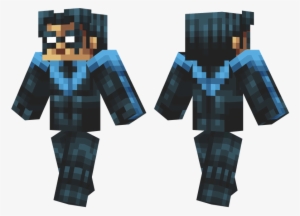 Nightwing - Green And Black Minecraft Skins #1789771