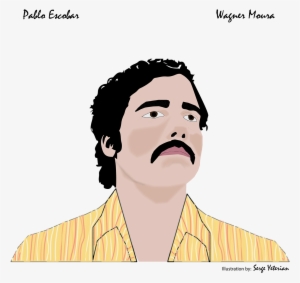 Illustration Of Wagner Moura - Cartoon #1790260