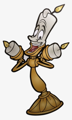 Beauty & The Beast Lumiere Standee - Beauty And The Beast Candle Png #1790686