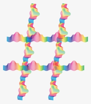 This Free Icons Png Design Of Rainbow Guilloche Hashtag #1790880